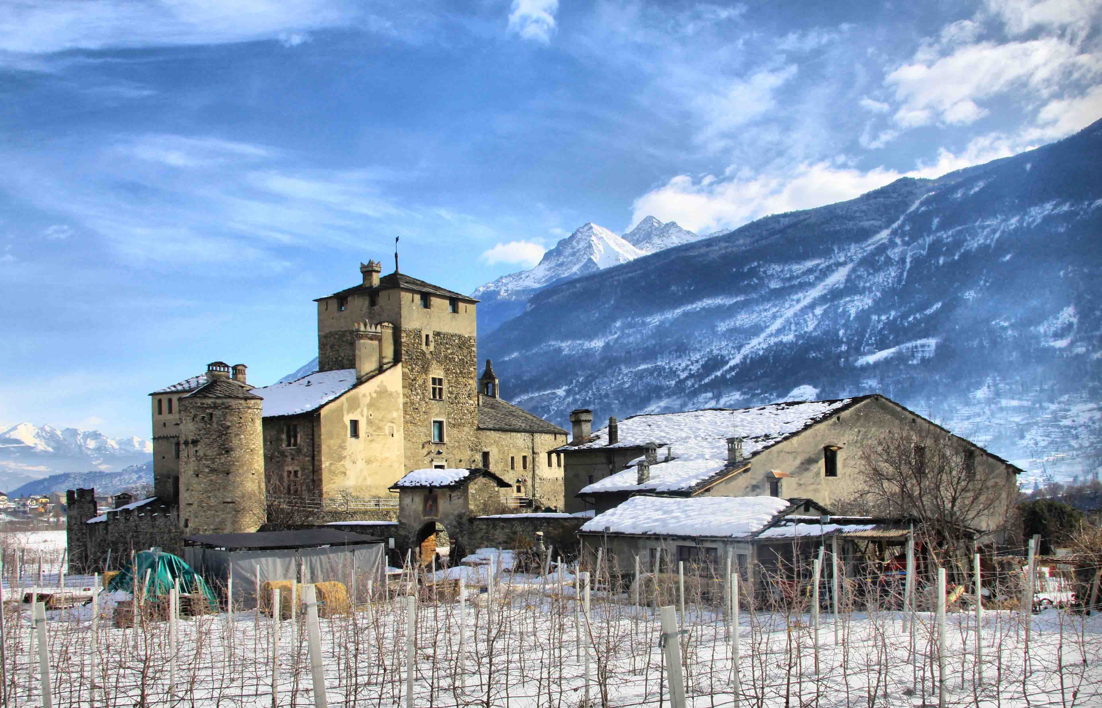 sarriod de la tour castle visit with guide in aosta valley