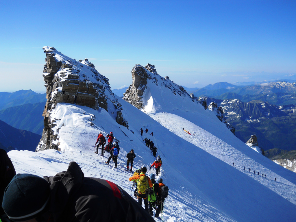 climb gran paradiso ascent italy private guide